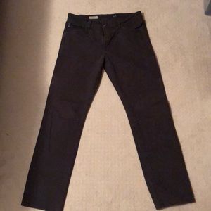 Adriano Goldschmied Men's Graduate Tailored Straight Leg Jeans (33x34) - Brown